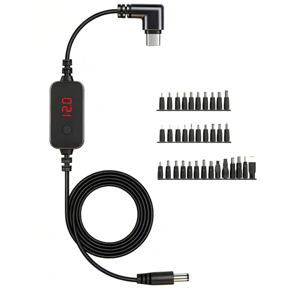 Intelligent Multi Voltages Charging Cord Type C To Dc5.5 For Various Devices D 7695001209489