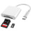 USB-C SD Card Reader, Dual Slots Micro SD/SD Card Reader Camera Memory Card Viewer for iPhone 16/15 Series, iPad, Mac, and Android/Windows/Linux/Mac 1