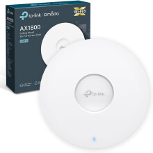 TP-Link EAP610 Access Point, AX1800 Wi-Fi 6 Dual Band Gigabit Wireless Access Points, Power Adapter included, Omada Mesh, Support PoE+Powered or DC,
