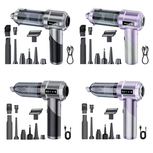 Digital Display Handheld Vacuum Equipped with Brushless Motor for 6700A silver black 1