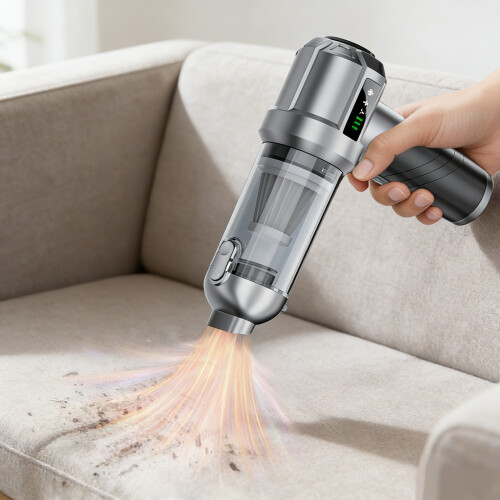 Digital Display Handheld Vacuum Equipped with Brushless Motor for 6700A silver black 2