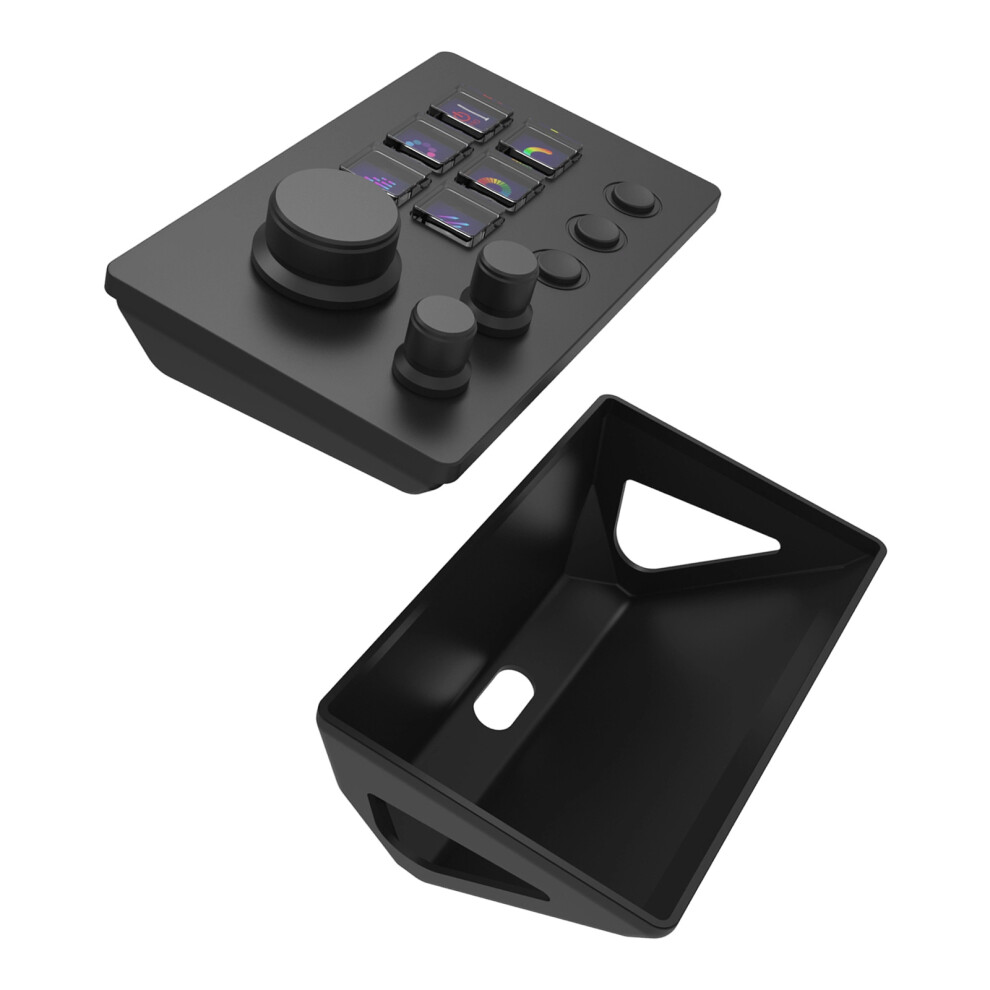 Programmable Keyboard Screen Knob Customization Macro Mini Keyboard Visual Black 7695001243407