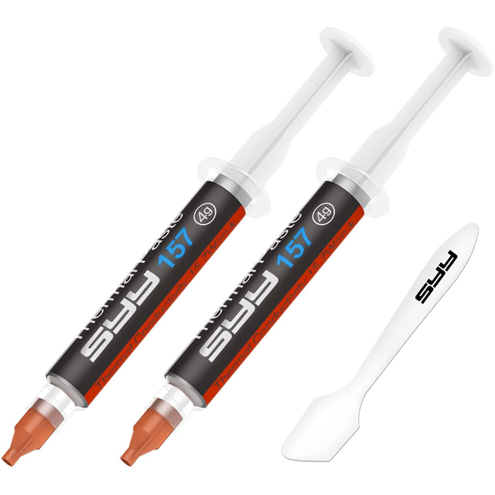 Syy Thermal Paste, 8G Upgrade Easy To Apply Thermal Compound Cpu Heatsink Paste For Ic/Processor/Cpu/All Coolers, Carbon Based High Performance, Ther 5006396762794