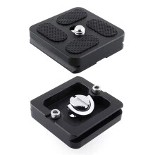 40mm Quick Release Plate Camera Camcorder Tripod Plate Holder with 1/4Inch Screw