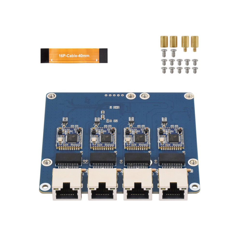 Multi Channel Pcie Networking Expansion Card Not Require Driver Fast Transfer 2.5G Eth 7695001196437