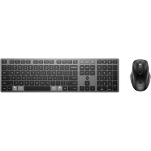 HP 720 Multi-Device Rechargeable Wireless Keyboard and Mouse Combo | Ultra-fast Rechargeable Supercapacitor | Up to 2 Months of Usage from a 3-Minute