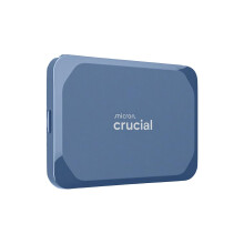 Crucial X10 2TB External Portable SSD Drive - Up to 2100MB/s, USB-C 3.2 Gen2, IP65 Dust and Water Resistant, External Solid State Drive, Matte Blue -
