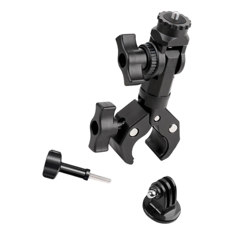Flexible Bike Bar Mount For Sports Camera Full Turn Movement Strong Grip With Adapters 7695001173001