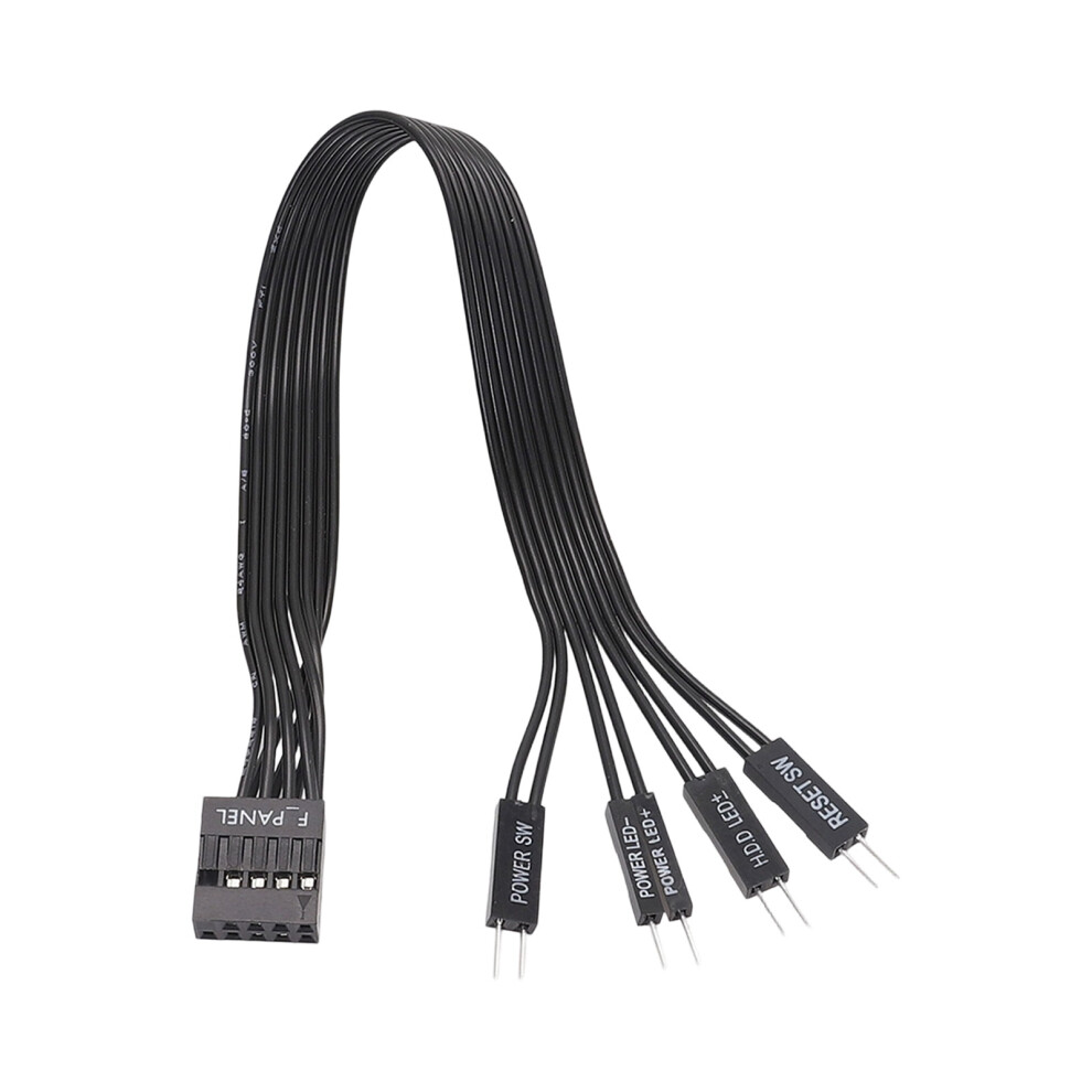 Motherboard Expansion Cable Power Led Reset Pc Power F-Panel Female To 2Pin 30Cm Black 7695001209250