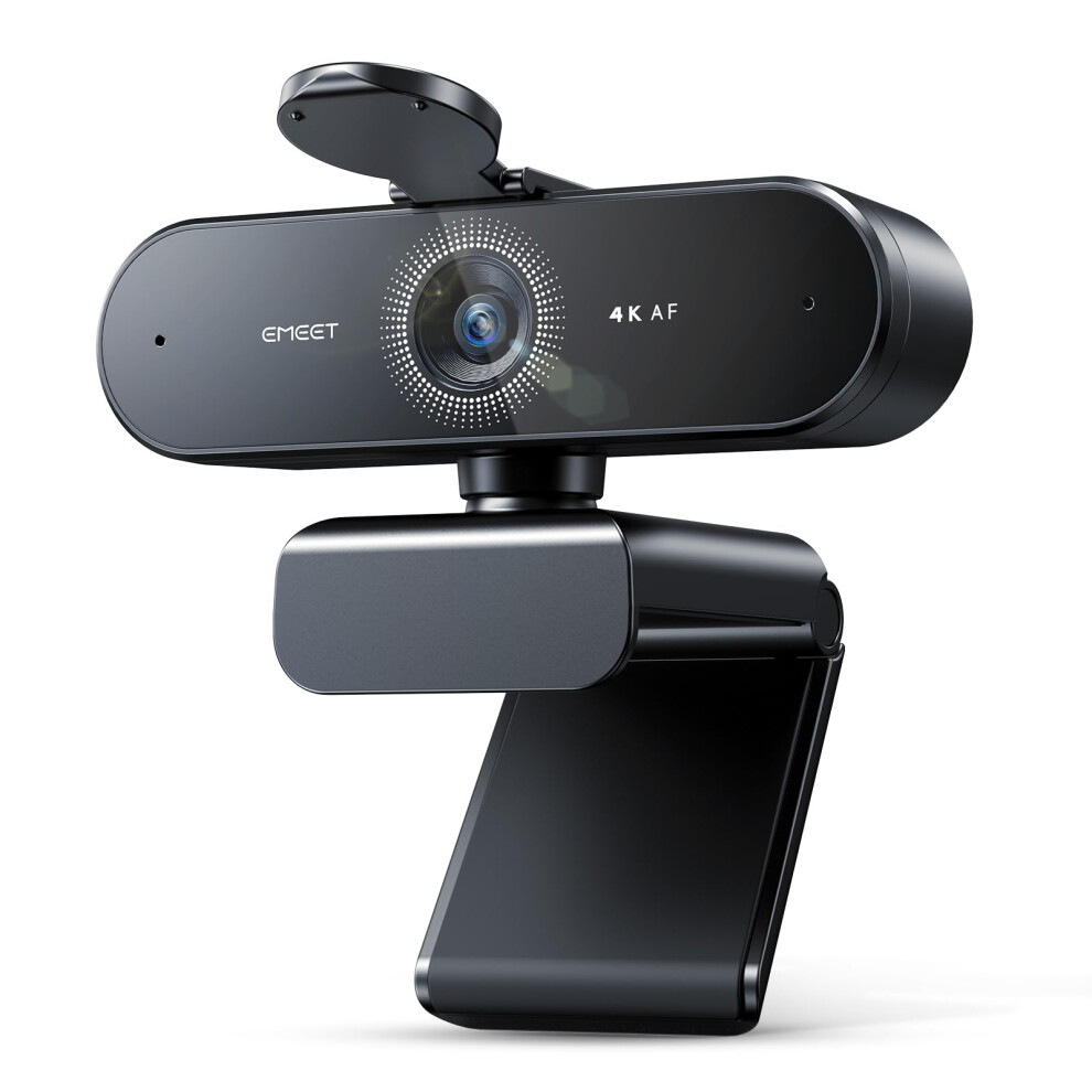 Emeet Nova 4K Webcam For Pc - Ultra 4K Hd, Pdaf Autofocus, Dual Noise-Cancelling Mics, 73 Fov, Auto Correction, Usb Plug&Play, Privacy Cover, Light 5003799880971