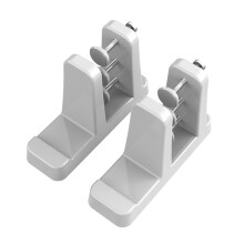 Pack of 2 Vertical Laptop Stand Perfect for Reducing Neck Strain Sturdy Build White