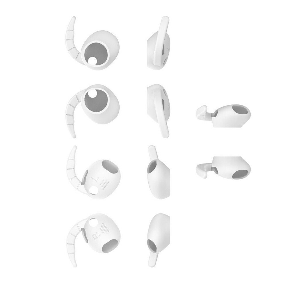 Lightweight Earphone Earhooks For Buds 4 2026 Earbud Nonslip Cover Grip White 7695001154611