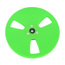3 Hole Design Empty Tape Reel 7Inch 1/4 ABS for Recorder Repair Replacement Green