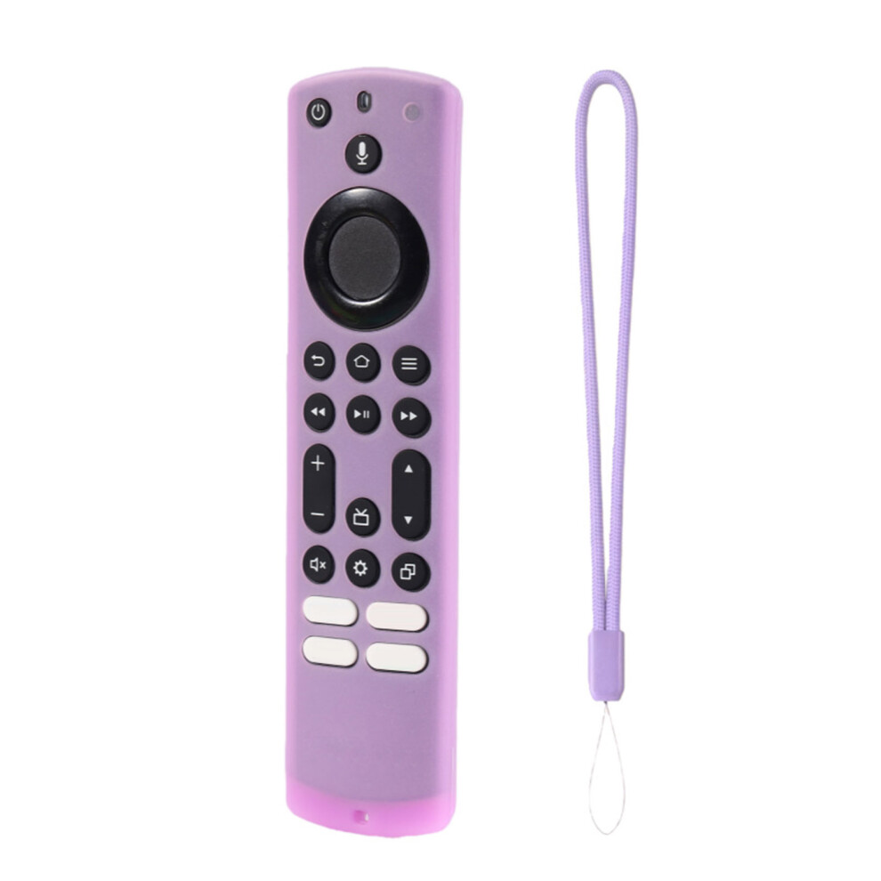Flexible Silicone Remote Case With Soft Texture For Frie Tv4 Sleeve Better Purpl Light 7695001196420