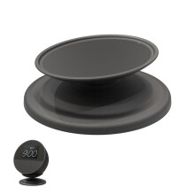 Universal Magnetic Holder For Spot2024 Digital Display Speaker With Secure Grip Black