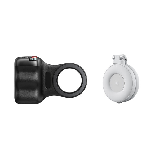 Magnetic Phone Camera Grip Fill Light Option for Secure Video Black ShootingAssistant