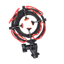 Universal Microphone Shock Mount Plastic Construction For 2035 103 MK4 U87 Mic Red