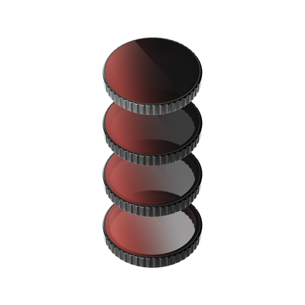 Multipurpose Camera Filter Set For Action 6 Cameras Quick Snap Silicone Edges Aa40 C 7695001188586