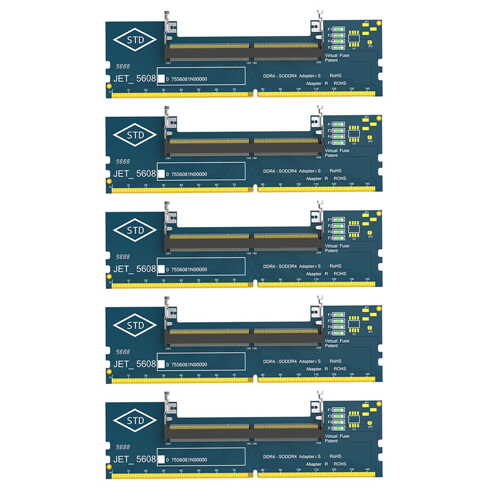 Circuit Conversion Adapter Card For Laptop To Desktop So-Dimm To Pc Ddr4 Model 5 Pack 7695001165495