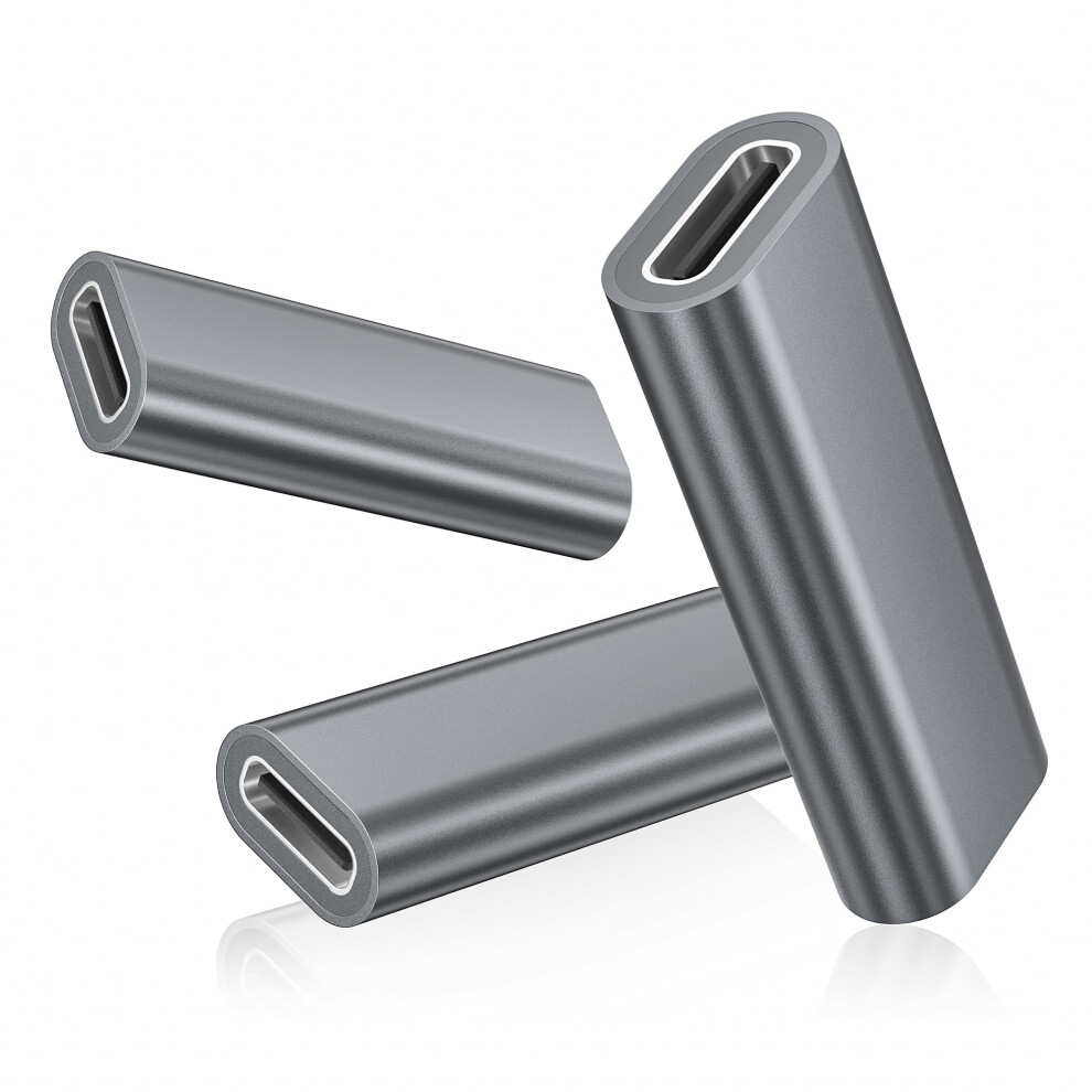 Basesailor Usb C Female Coupler Adapter 3Pack,Type C 3.1 Coupler 100W Pd 10Gbps Double Usbc Connector Extender With 4K/8K Video For Thunderbolt 4 3,I 5003937422025