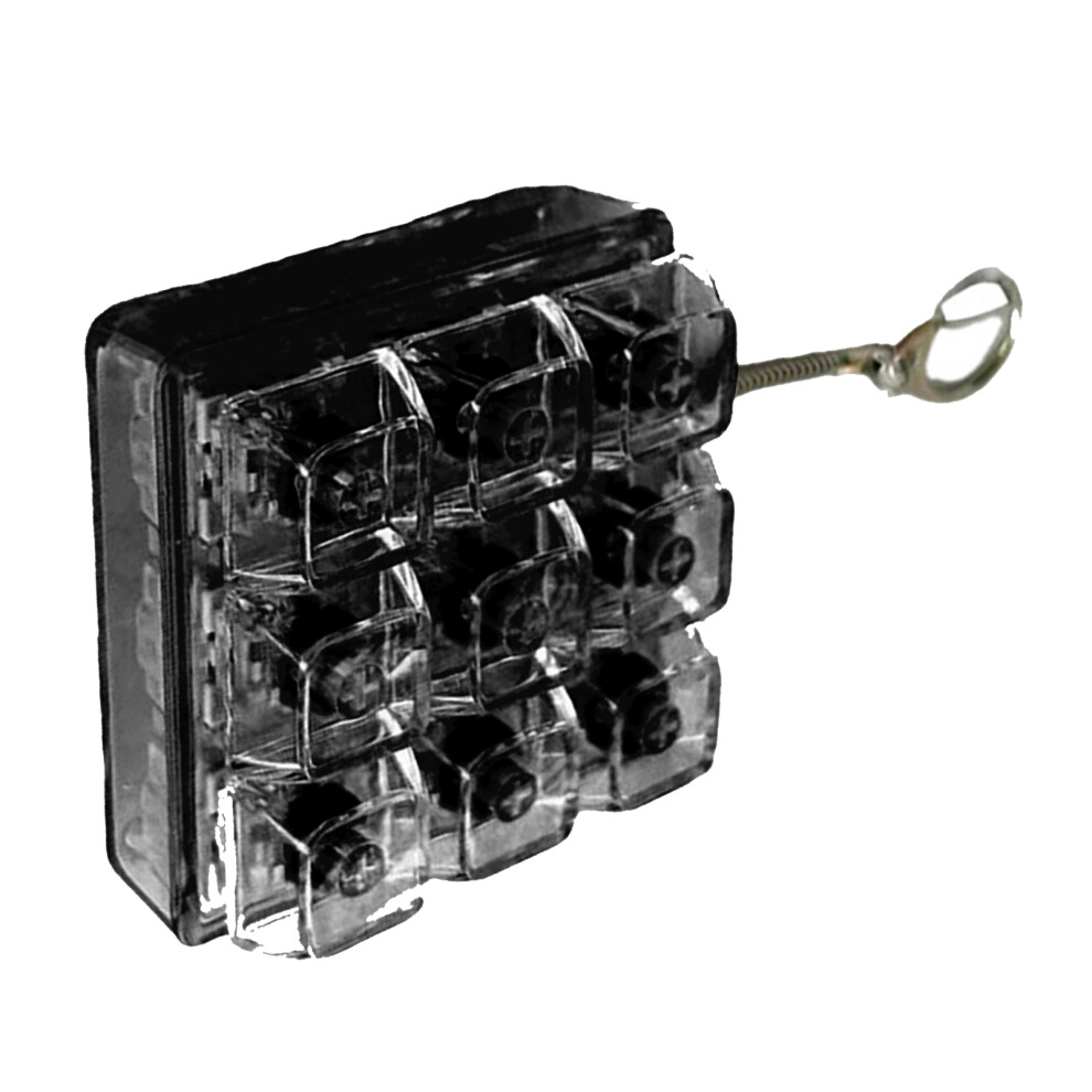 Ergonomic Switches Tester For Mechanical Keyboard Keychain Pendant Nine Key Model Black 7695001228237