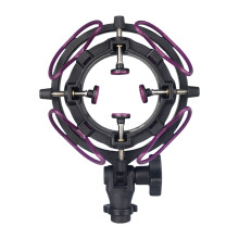 180Flexible Positioning Mic Shock Mount For 2035 103 MK4 U87 Mic Recording Purple