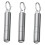 Two Purpose Aluminum Metal Tool Card Ejector and Cleaning Brush Keychains 3 1