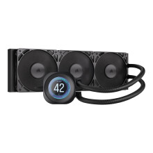 Corsair NAUTILUS 360 RS LCD Liquid CPU Cooler – 2.1" IPS LCD Screen, 360mm AIO, Low-Noise, Daisy-Chain, Intel LGA 1851/1700, AMD AM5/AM4 – 3x RS12