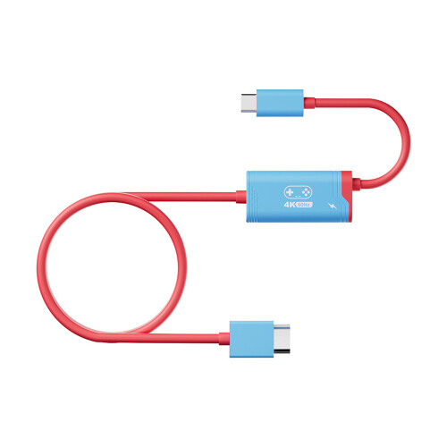 Easy Arrange Cable Uniting Change 2 to TV in 4K Standard Red