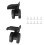 Universal Luggage Replacement Wheels Plastic  Suitcase Replacement Wheels Black 3
