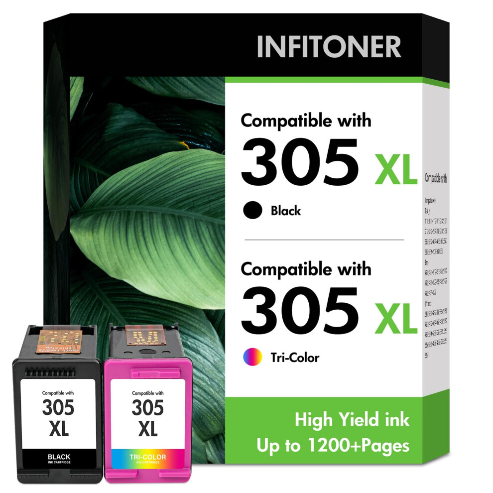 305 Xl 305XL Ink Cartridges And Colour 2810E 2800E Compatible For Hp305 Multipack Ink Cartridge For Hp Deskjet 2810E 2800E 2820E 2710E 2700 272 Black 5006069174381