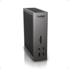 CalDigit TS5 Plus - Thunderbolt 5 Dock - 20 Port, 10GbE, 140W Dedicated Host Charging, Thunderbolt 5 x3, USB 10Gb/s x10, Dual USB Controllers, Up to