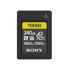 Sony CEA-G Series TOUGH 240GB CFexpress Type A Memory Card – VPG400 Ultra High Speed (Up to 1800MB/s Read & 1700MB/s Write) – Prof 4K/8K Video, Be