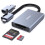 BENFEI SD 4.0 Card Reader, USB-C/USB-A 2-in-1 Memory Card Reader, for SDXC, SDHC, SD, MMC, RS-MMC, Micro SDXC, Micro SD, Micro SDHC Card, UHS-II, and 1