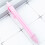 Retractable Ballpoint Pen Ergonomic Grip Multipurpose Plastic Pens Black Inks Rose red 7