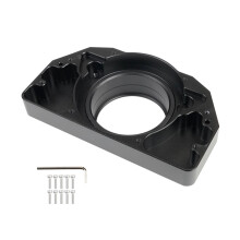 Metal Bearing Seat Steering Wheel Stand for Unmatched Stability Precise Handling Black