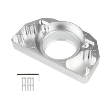 Stable Metal Support Frame for Enhances Racing Wheel Performances and Control Silver