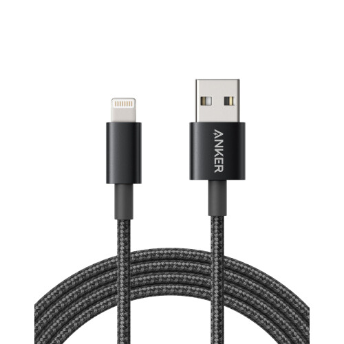 Anker Anker USB A to Lightning Cable,MFi Certified(1.8m, 1Pack, Black)