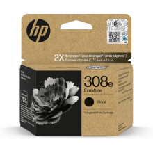 HP 308e EvoMore Black Original Ink Cartridge