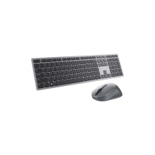 Dell KM7321W Premier Multi-Device Wireless Keyboard and Mouse, UK (QWERTY), 2.4GHz, Bluetooth 5.0, 128-bit AES Encryption, 4000 dpi, Compatible with
