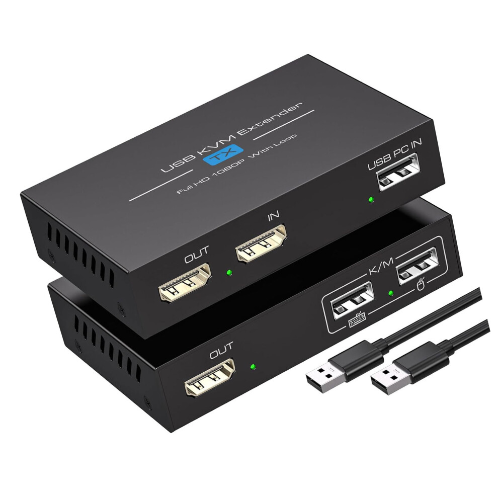 1080P Hdtv Kvm Usb Extender 120M Video Extender Over Ethernet Cat5e/Cat6 1080P 7695001185950