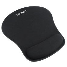 TECKNET Mouse Mat Wrist Support, Ergonomic Mouse Mat with Memory Foam, Mice Pad with Anti-slip Rubber Base, Waterproof Surface Mouse Pad for Computer