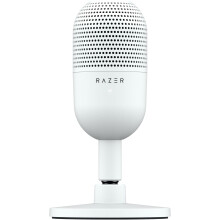 Razer Seiren V3 Mini - Ultra-compact USB Microphone (14 mm Condenser Mic, Supercardioid Pickup Pattern, Tap-to-Mute Sensor with LED Indicator, Built-
