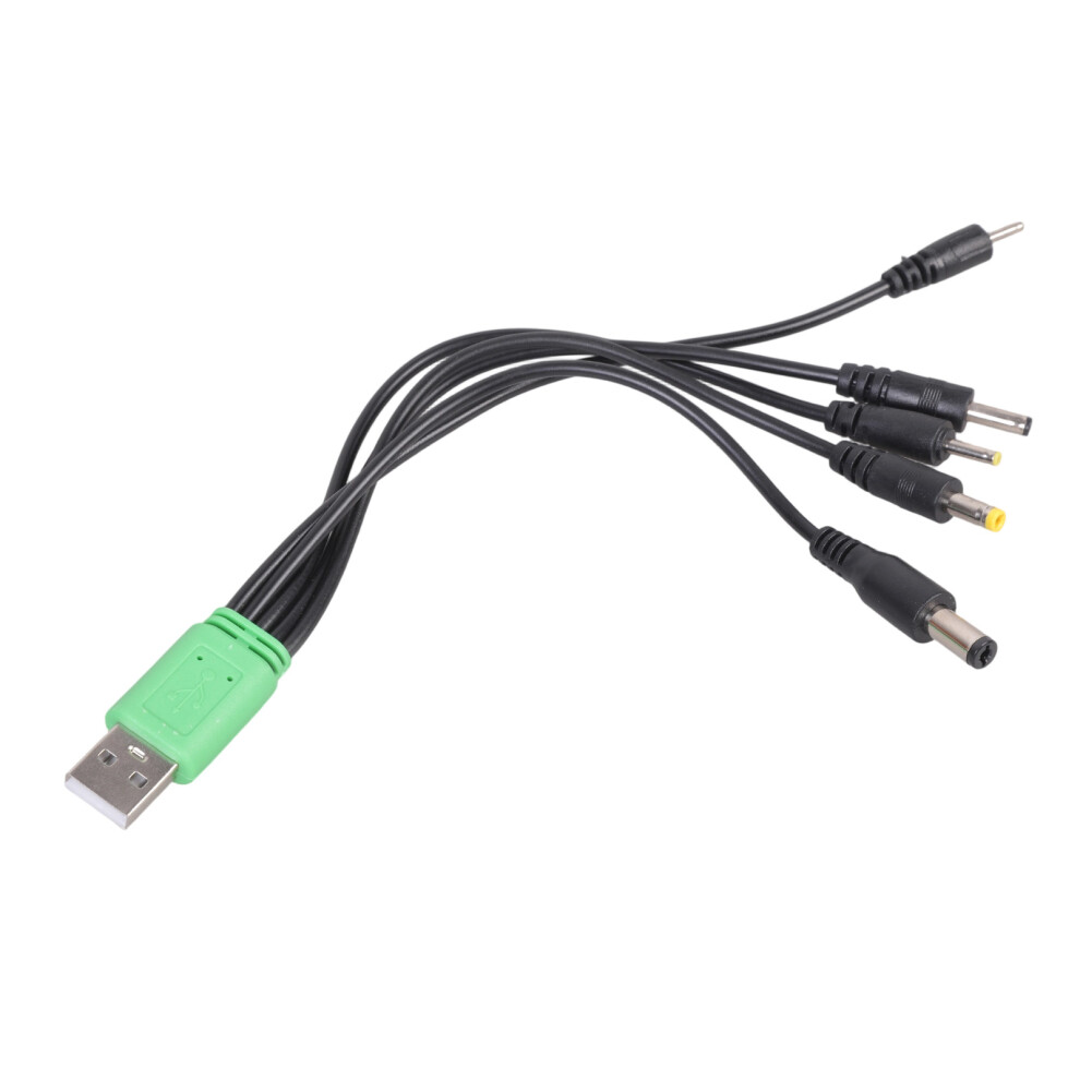 5V Usb To 2.0Mm 2.5Mm 3.5Mm 4.0Mm 5.5Mm Charging Cable For Desk Lamp Earphone 20Cm 7695001213189
