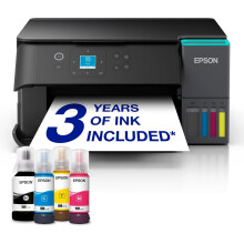 Epson EcoTank ET-2950 Ink Tank Printer | Busy Home Use | Wireless | A4 | Print, Copy, Scan | 3.7cm LCD Screen | Double-Sided Printing | Includes up t