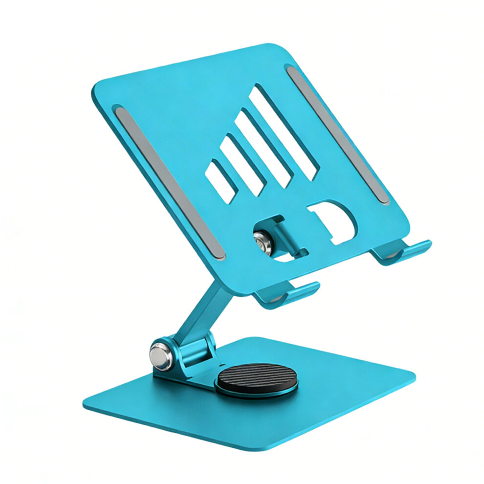 Adjustable Laptop Stand Foldable Laptop Holder With 360 Degree Rotatable Base Blue 7695001187992
