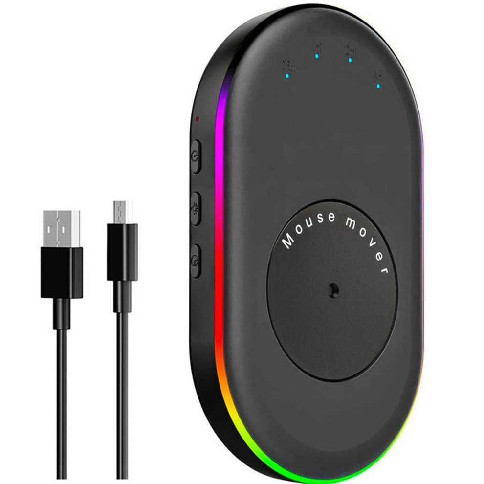 Undetectable Mouse Jigglers Shakers Usb Mouse Movers For Computer Mouse Shakers Black 7695001252706