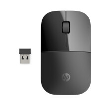 HP Z3700 Wireless Mouse | Black | Slim | Multi-OS & Device Compatibility | 2.4 GHZ Connectivity | Multi-Surface Technology | Blue LED 1200 dpi Optica