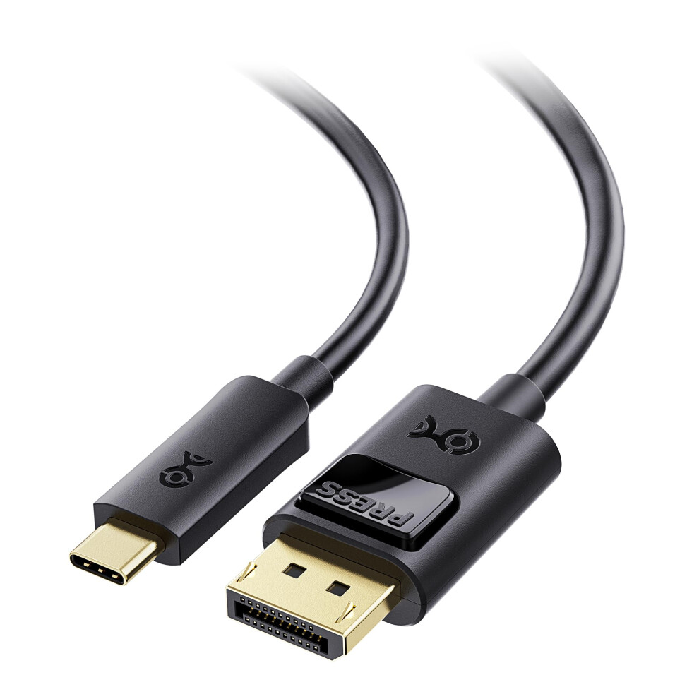 Cable Matters Unidirectional Usb C To Displayport 1.4 Cable 1.8M, Support 8K@60Hz / 4K@240Hz, Thunderbolt 4 To Displayport Cable, Display Port To Usb