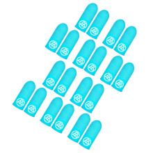 Breathable Finger Sleeves For Touchscreens Devices Featuring Glowing In The Dark B